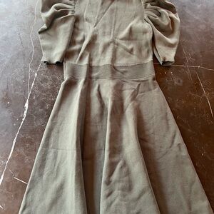 Ted Baker Olive Long Sleeve Dress